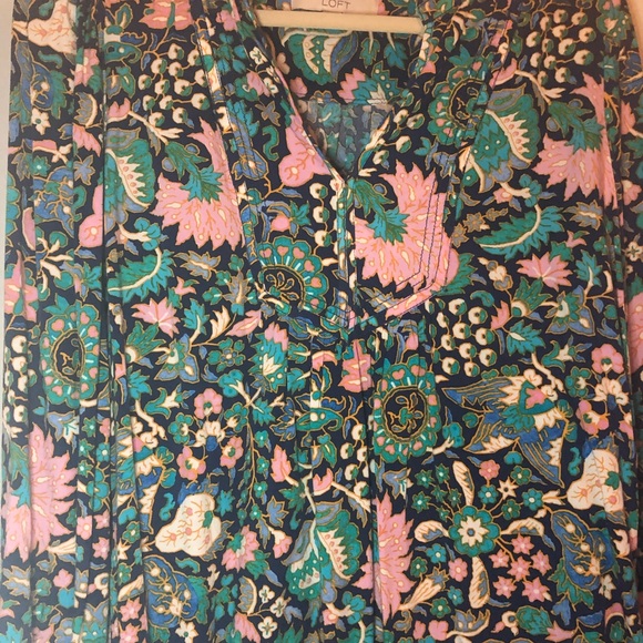 LOFT floral blouse - Picture 5 of 5